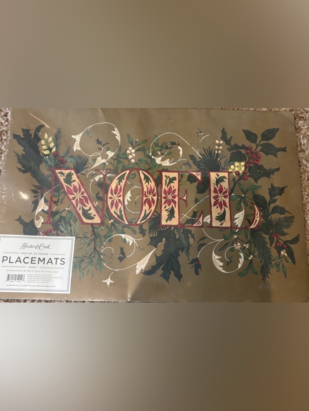 Hester & Cook NWT 24 Placemats
